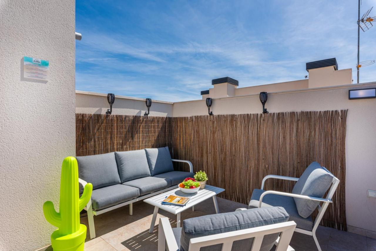 La Zenia Cocoon - Luxury Penthouse With Jacuzzi, 2 Pools, Indoor Heated Pool, Sauna, Gym, Playstation Apartment Dehesa de Campoamor  Luaran gambar
