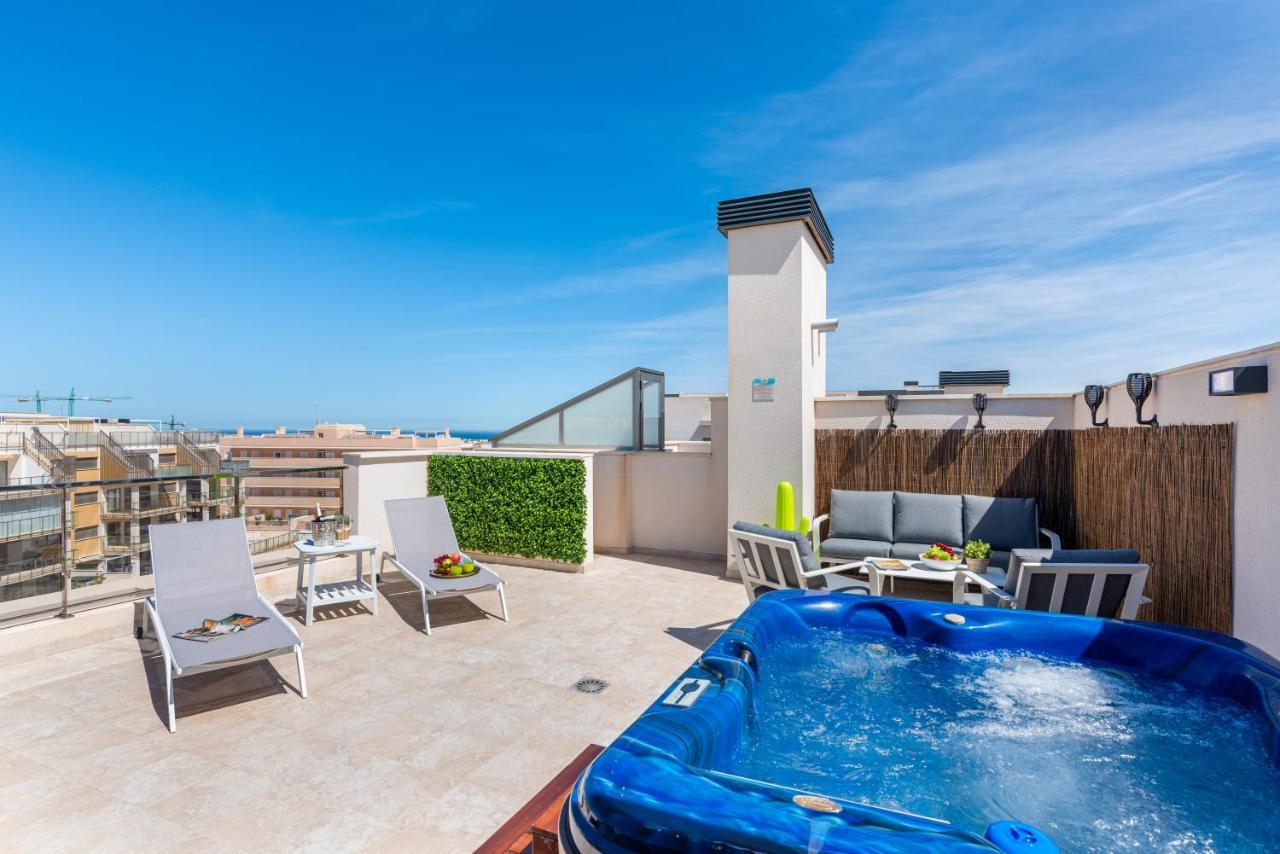 La Zenia Cocoon - Luxury Penthouse With Jacuzzi, 2 Pools, Indoor Heated Pool, Sauna, Gym, Playstation Apartment Dehesa de Campoamor  Luaran gambar